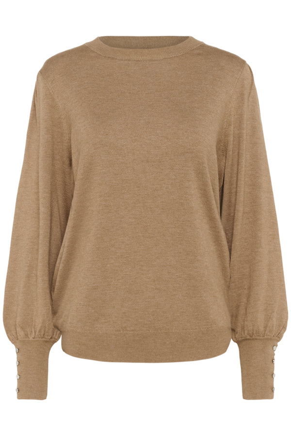 Lizza buttons pull toasted coconut