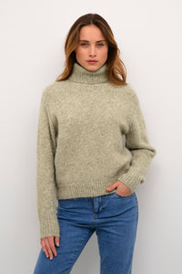 Trina rollneck feather