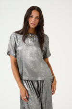 Lorina blouse silver