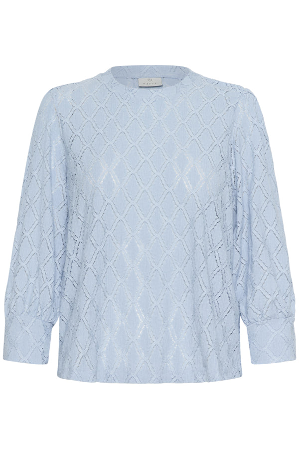 Tio lace blouse soft chambray