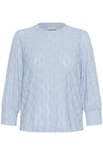 Tio lace blouse soft chambray