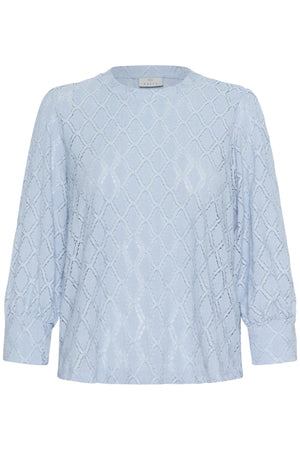 Tio lace blouse soft chambray