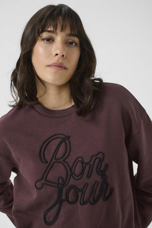 Berta sweatshirt fudge