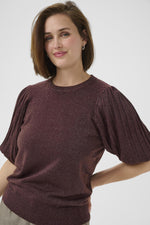 Regina pleat pull fudge