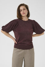 Regina pleat pull fudge