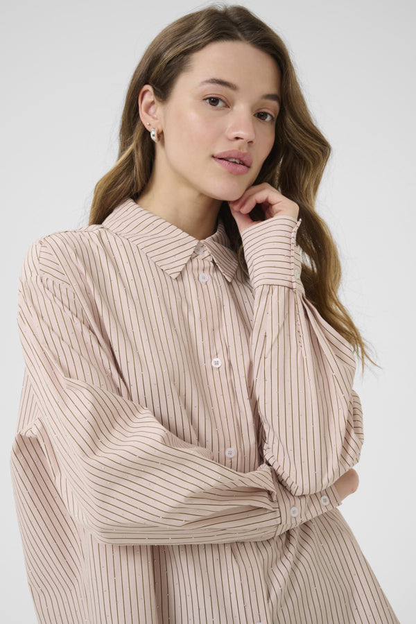 Victoria shirt lotus stripe