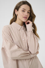 Victoria shirt lotus stripe