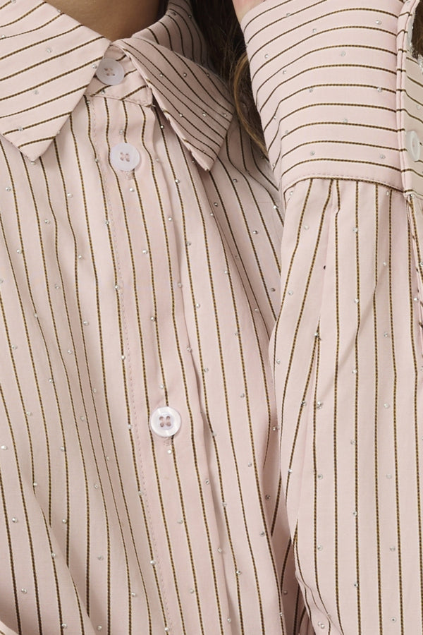Victoria shirt lotus stripe
