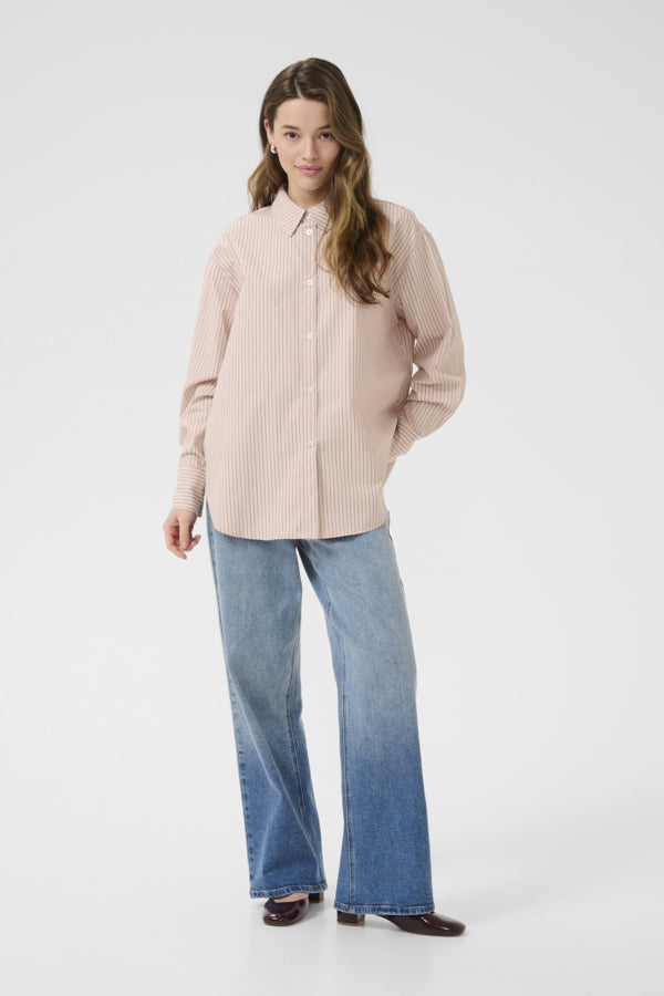 Victoria shirt lotus stripe
