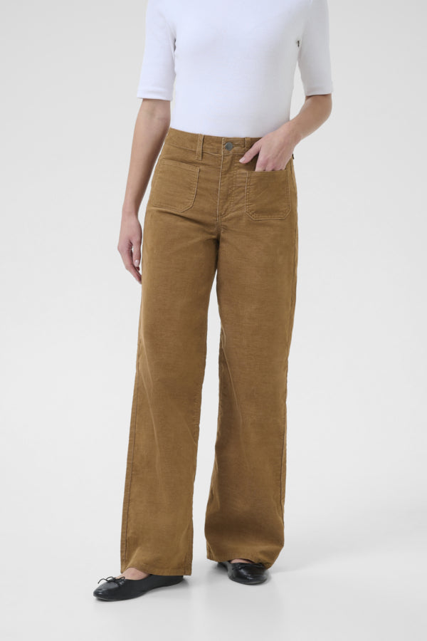 Molly corduroy pants toasted coconut