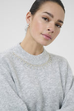 Roxy pull light grey melange