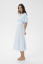 Sirena long dress donkerblauw of lichtblauw