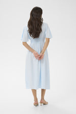 Sirena long dress donkerblauw of lichtblauw