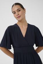 Sirena long dress donkerblauw of lichtblauw