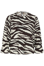 Viky blouse coffe bean