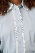 Ketty shirt blue fog