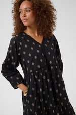 Wila dress black baroque