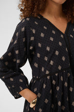 Wila dress black baroque
