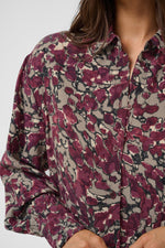 Meghan shirt fudge abstract