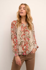 Noviba blouse floral paisley