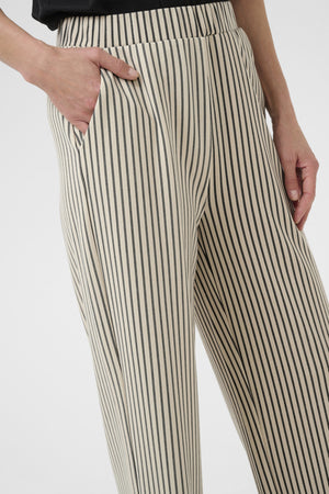 Anett wide pant ancient scroll pinstripe