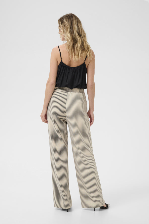 Anett wide pant ancient scroll pinstripe