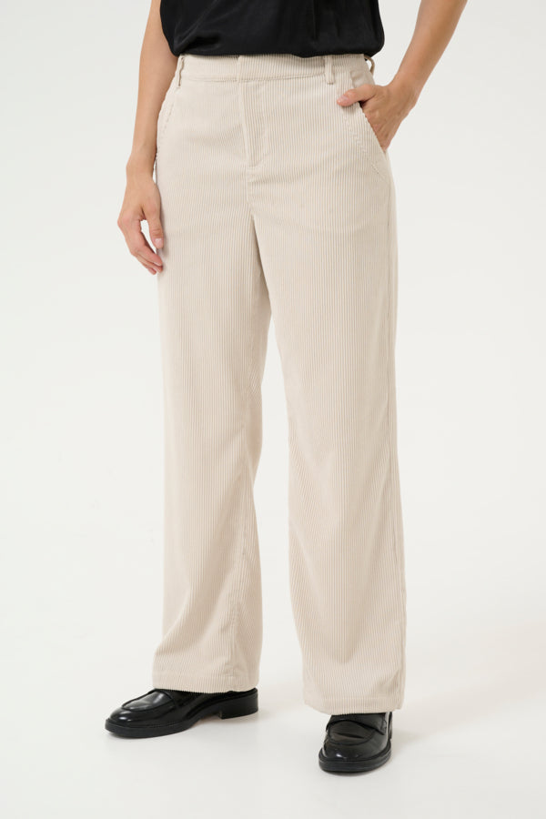 Cory straight pant corduroy beige