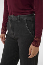 Visti straight leg pant vancouver grey