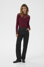 Visti straight leg pant vancouver grey