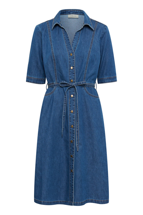 Estelle denim dress jasper blue