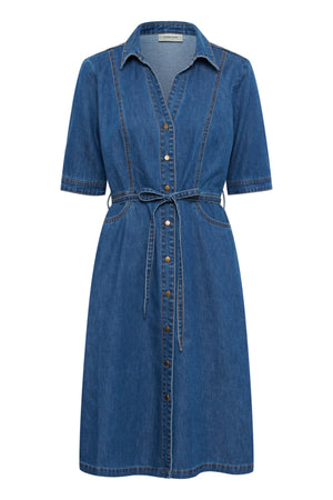 Estelle denim dress jasper blue