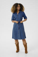 Estelle denim dress jasper blue