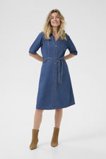 Estelle denim dress jasper blue