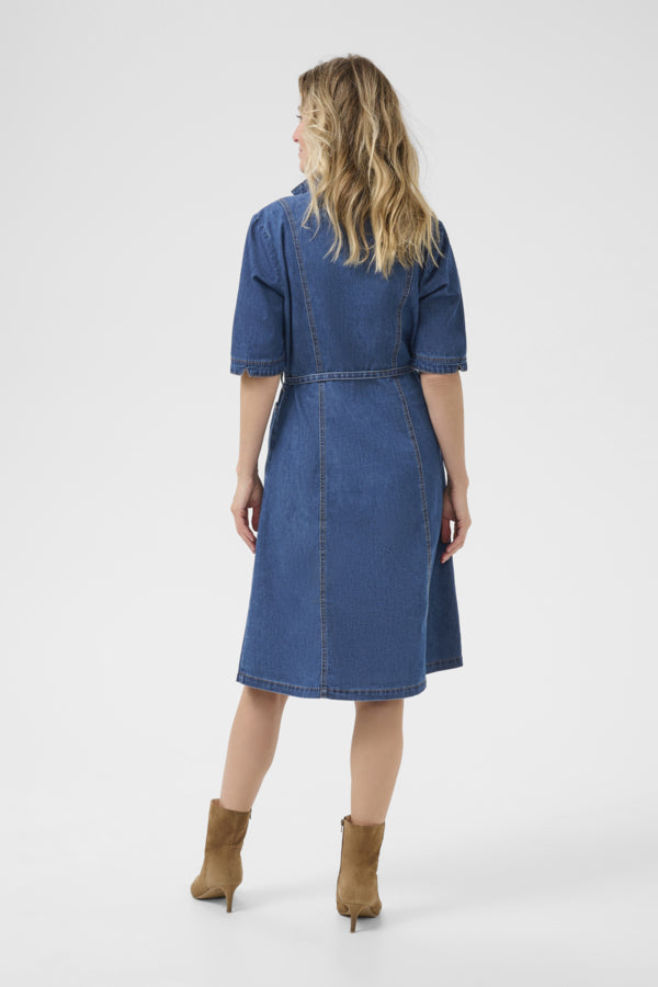 Estelle denim dress jasper blue