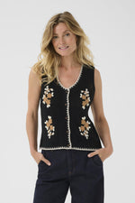 Frust knit vest