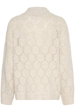 Zilla zipper pull oat melange