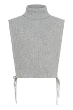 Frina knit slipover grey melange