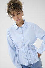 Cherissa shirt blue stripe