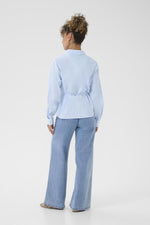 Cherissa shirt blue stripe