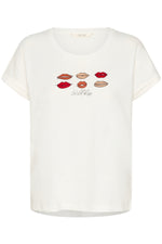Lumilla t-shirt red lips