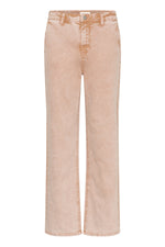 Visti straight washed cafe creme