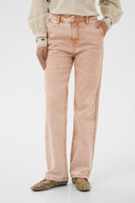 Visti straight washed cafe creme