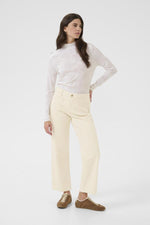 Natalia 7/8 straight twill natural sand