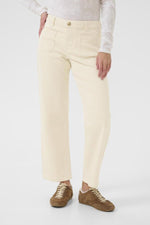Natalia 7/8 straight twill natural sand