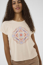 Wrikki t-shirt red aztec