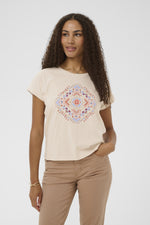 Wrikki t-shirt red aztec