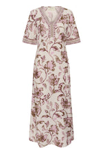 Tiah maxi dress pink flower