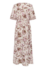 Tiah maxi dress pink flower