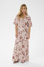 Tiah maxi dress pink flower