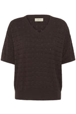 Annali knit pullover bleached sand of java